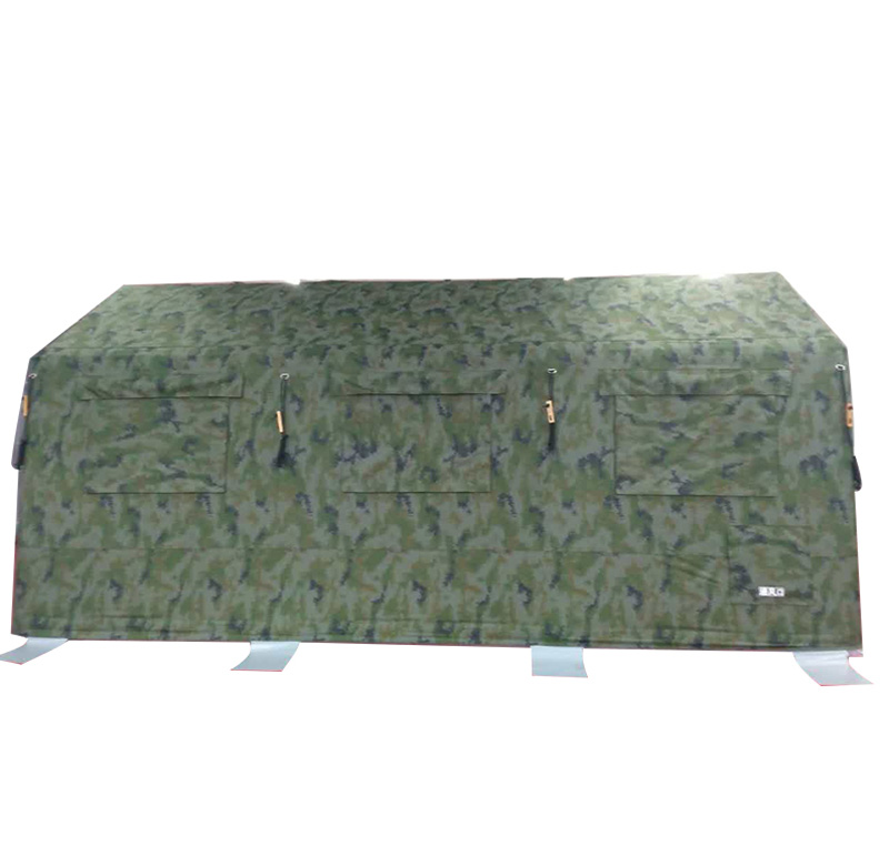 Camouflage military inflatable tent for outdoor camping