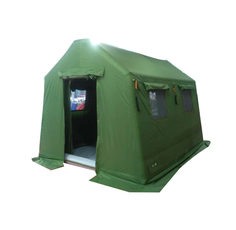 Large outdoor inflatable camping canvas army tent