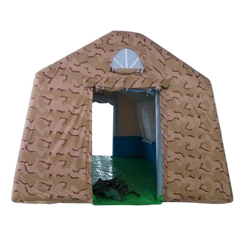 Large high quality camouflage inflatable military tent