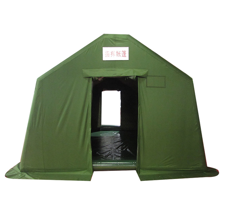 Customized big outdoor green inflatable army tent