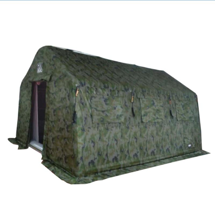 Large pvc camouflage inflatable army tent for outdoor camping