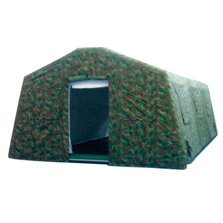 OEM China canvas green military army inflatable tent for outdoor