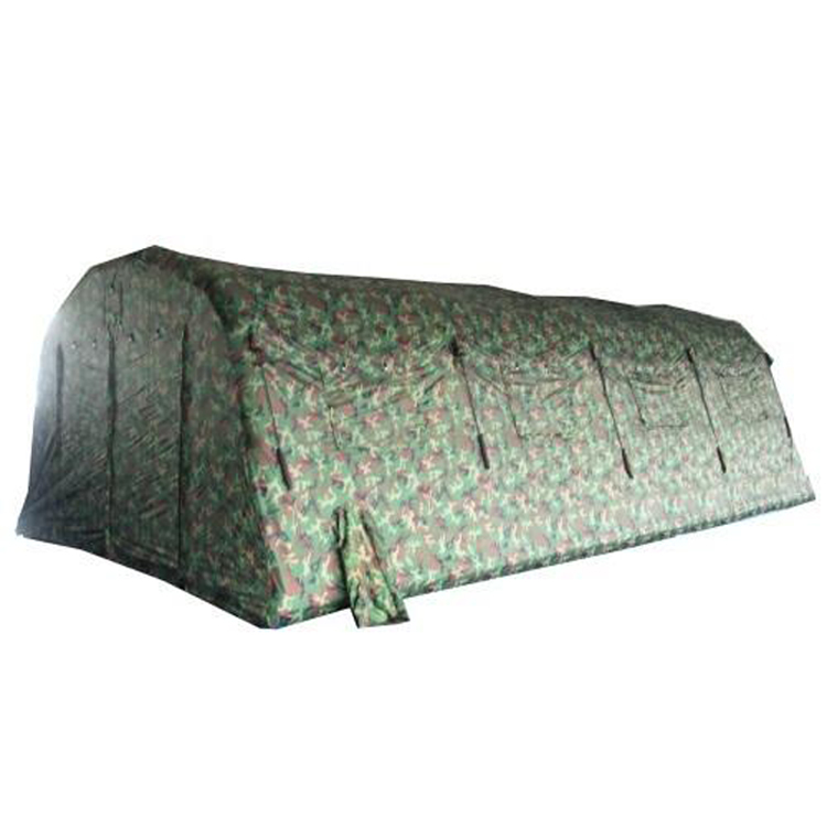 Hot sale green inflatable military tent for outdoor emergency relief