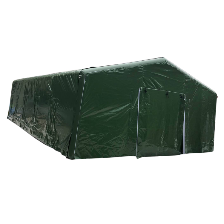 Canopy inflatable modular tent with windows