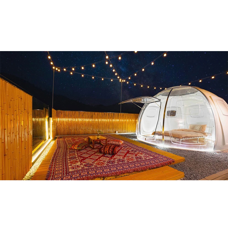 New design outdoor bubble tent for hotel