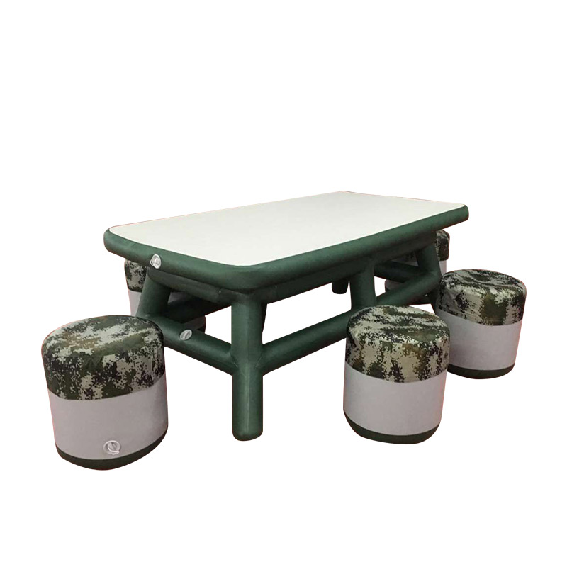 Comfortable air table and chairs in different sizes