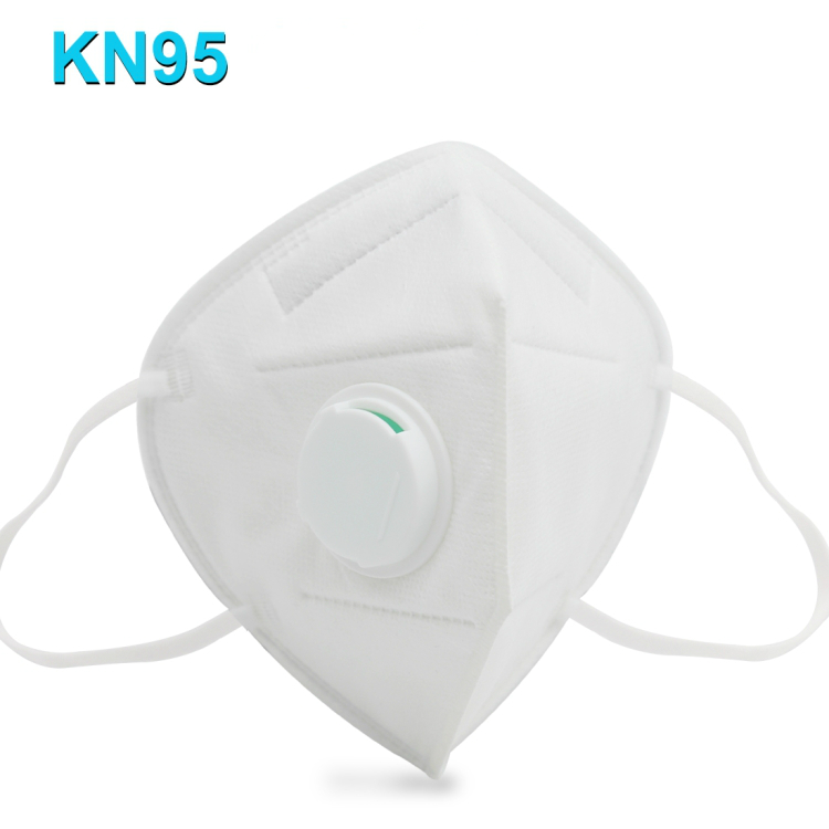 KN95 breathable respirator dustproof protection with breath-valve filter