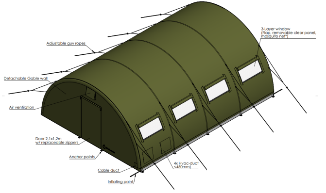 BOLLAIR High Pressure Inflatable Tents
